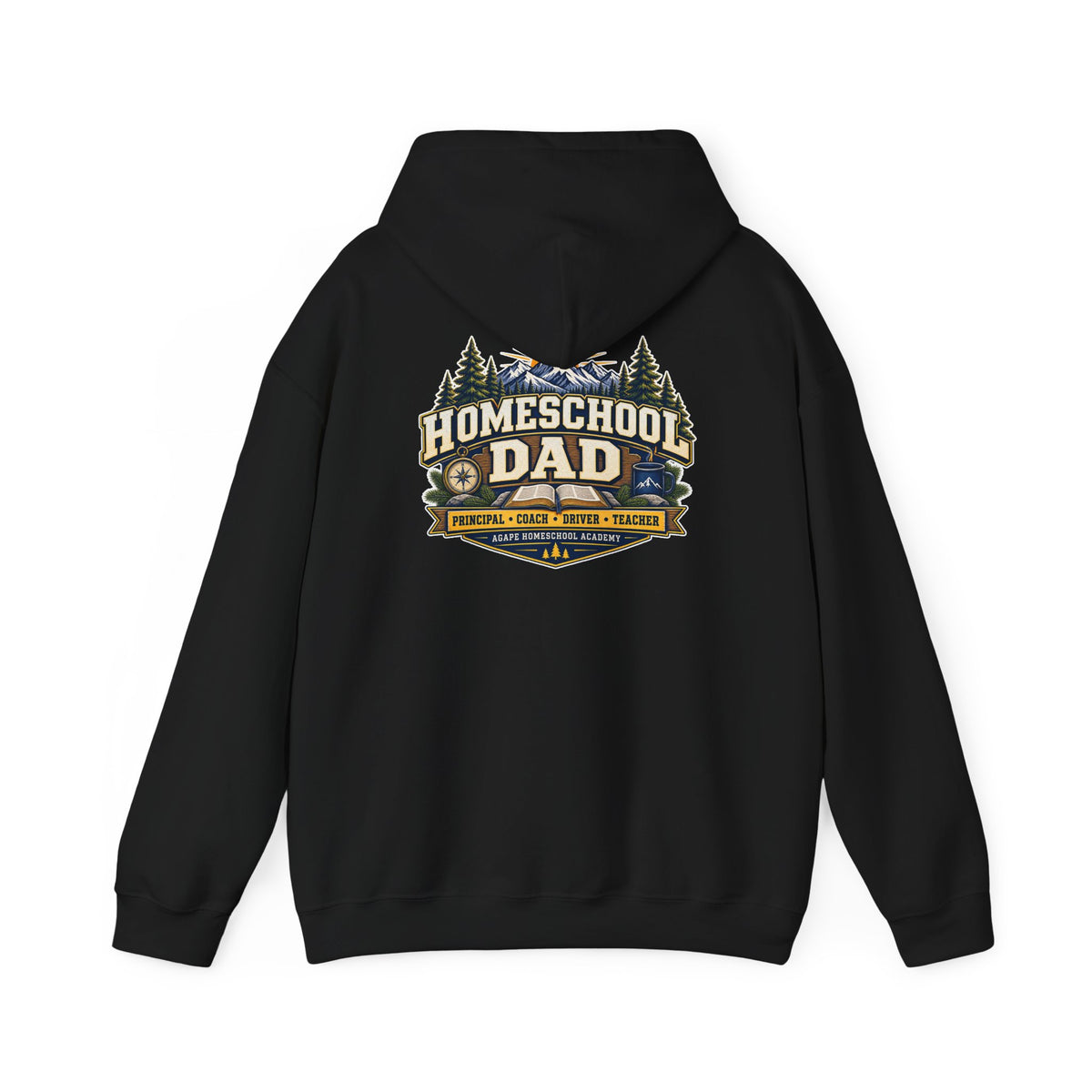Agape Homeschool Academy Dad Pullover Hoodie