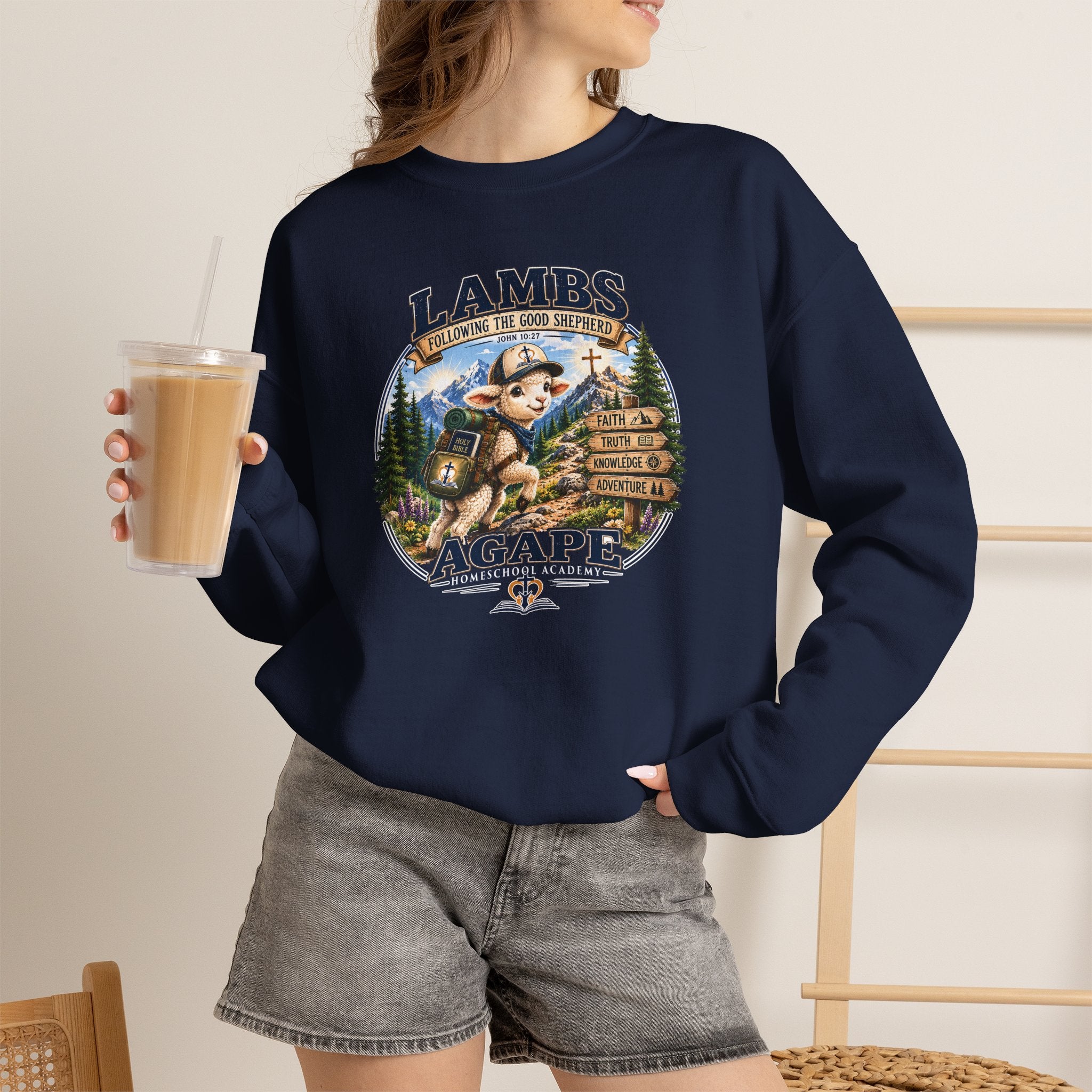 Lambs Agape Homeschool Academy Sweatshirt