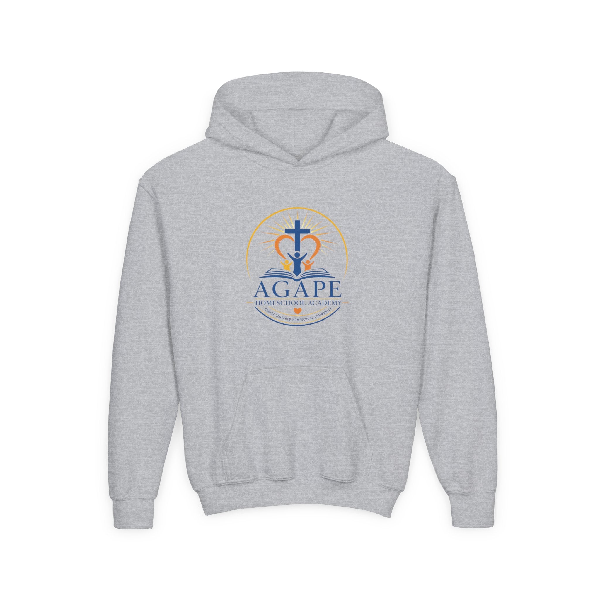 Lambs Agape Homeschool Academy Logo Hoodie