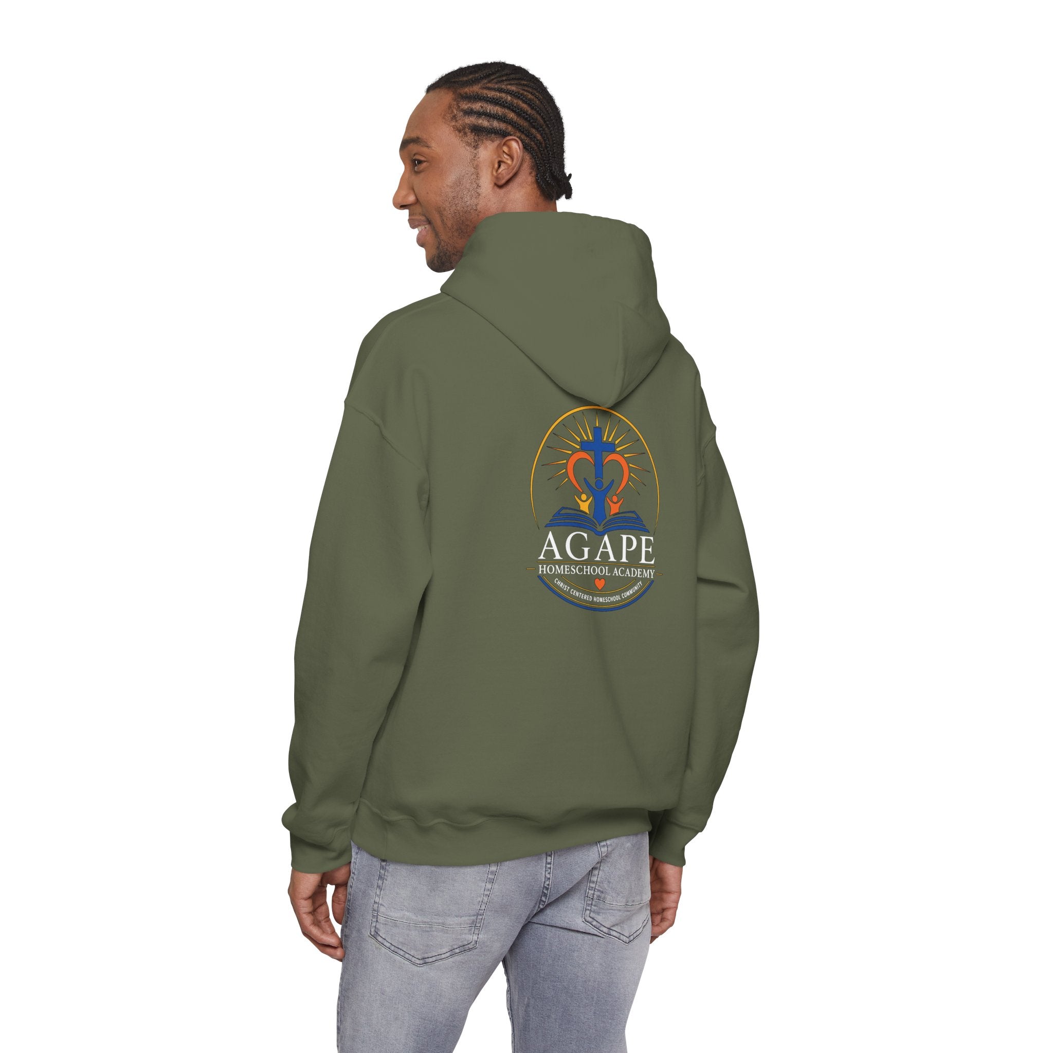 Agape Homeschool Academy Logo Pullover Hoodie