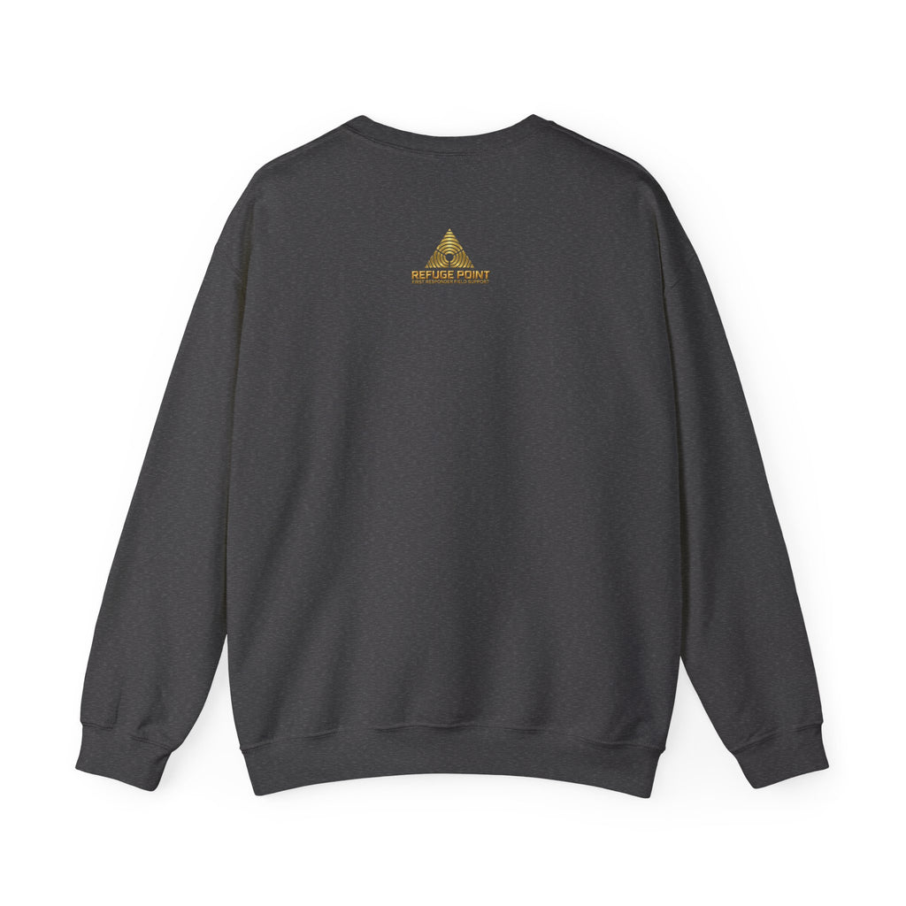 Refuge Point - Dutch Oven Crewneck Sweatshirt Sweatshirt, First Responder Support Pullover Sweatshirt