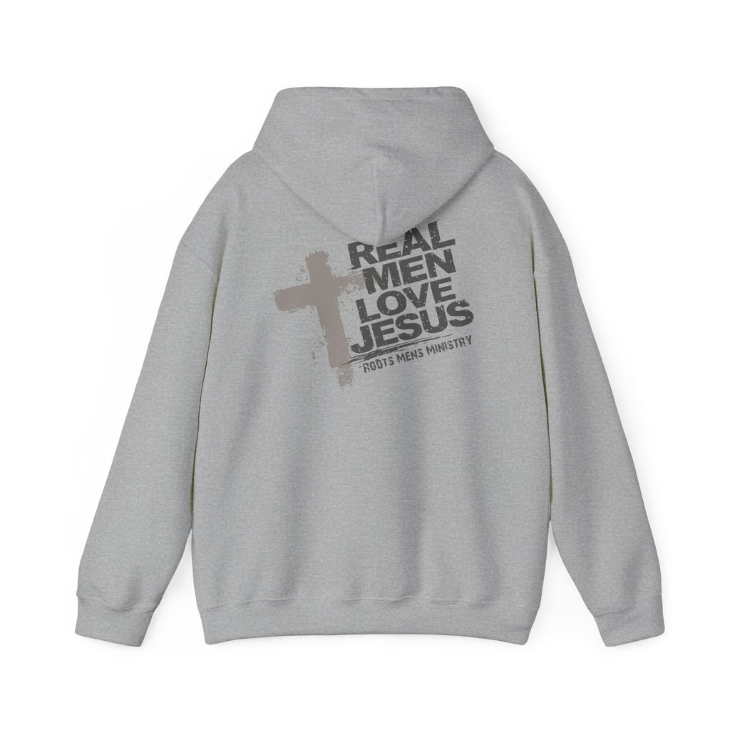 Roots Men’s Ministry's "Real Men Love Jesus" Hoodie