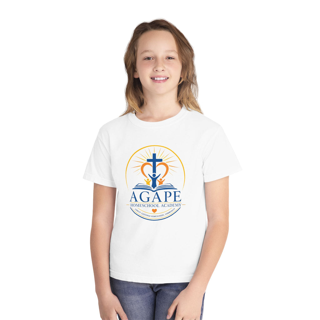 Agape Homeschool Academy  - Lambs Logo Short Sleeve T-Shirt