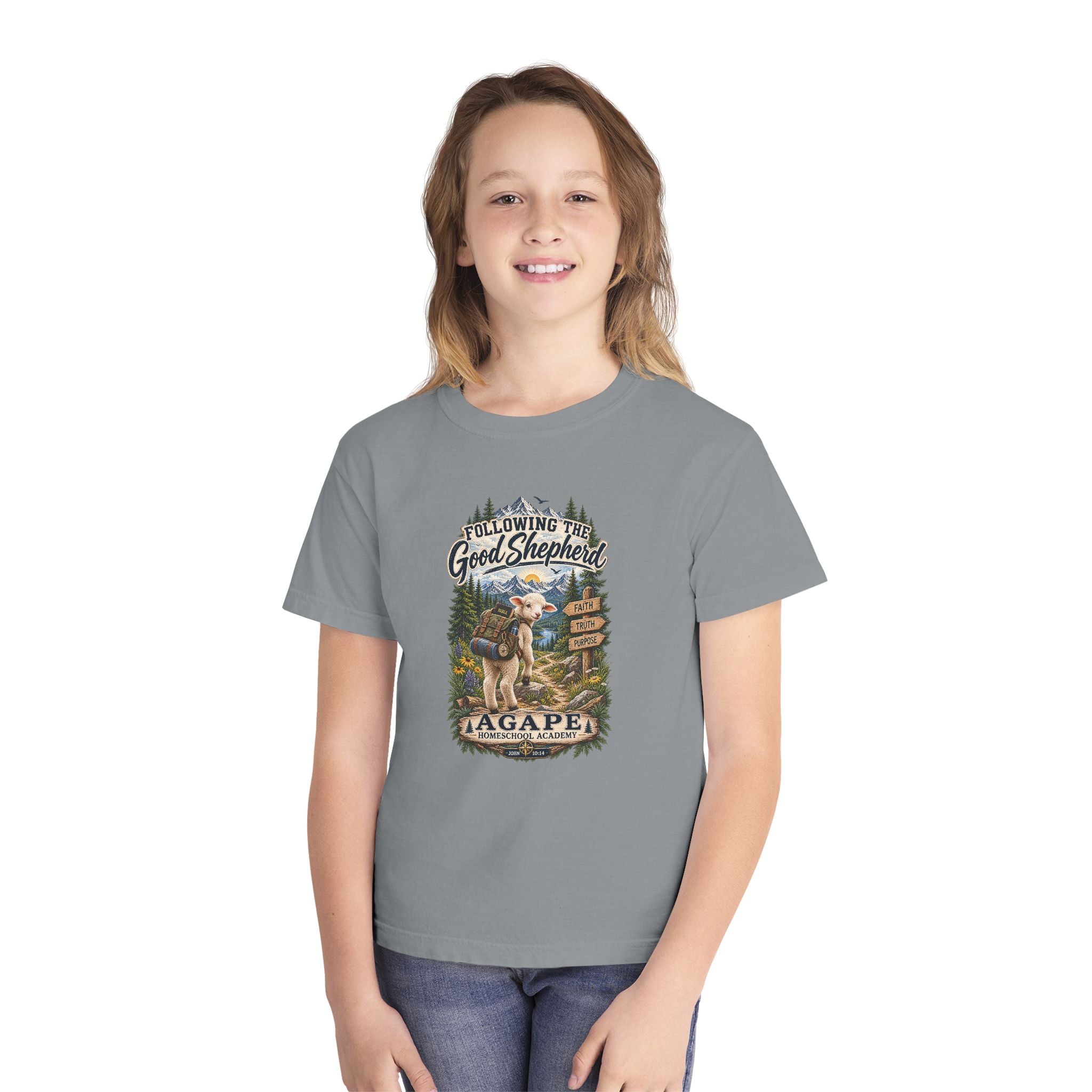 Lambs Agape Homeschool Academy Good Shepherd Tee