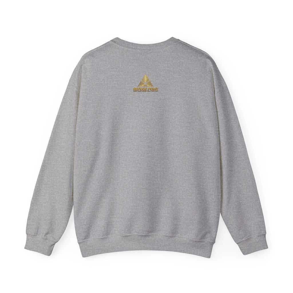 Refuge Point - Volunteer Crewneck Sweatshirt, First Responder Support Pullover Sweatshirt