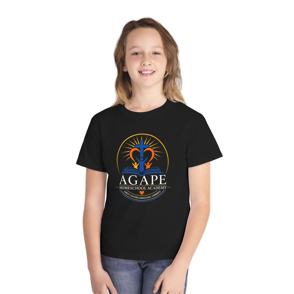 Agape Homeschool Academy  - Lambs Logo Short Sleeve T-Shirt