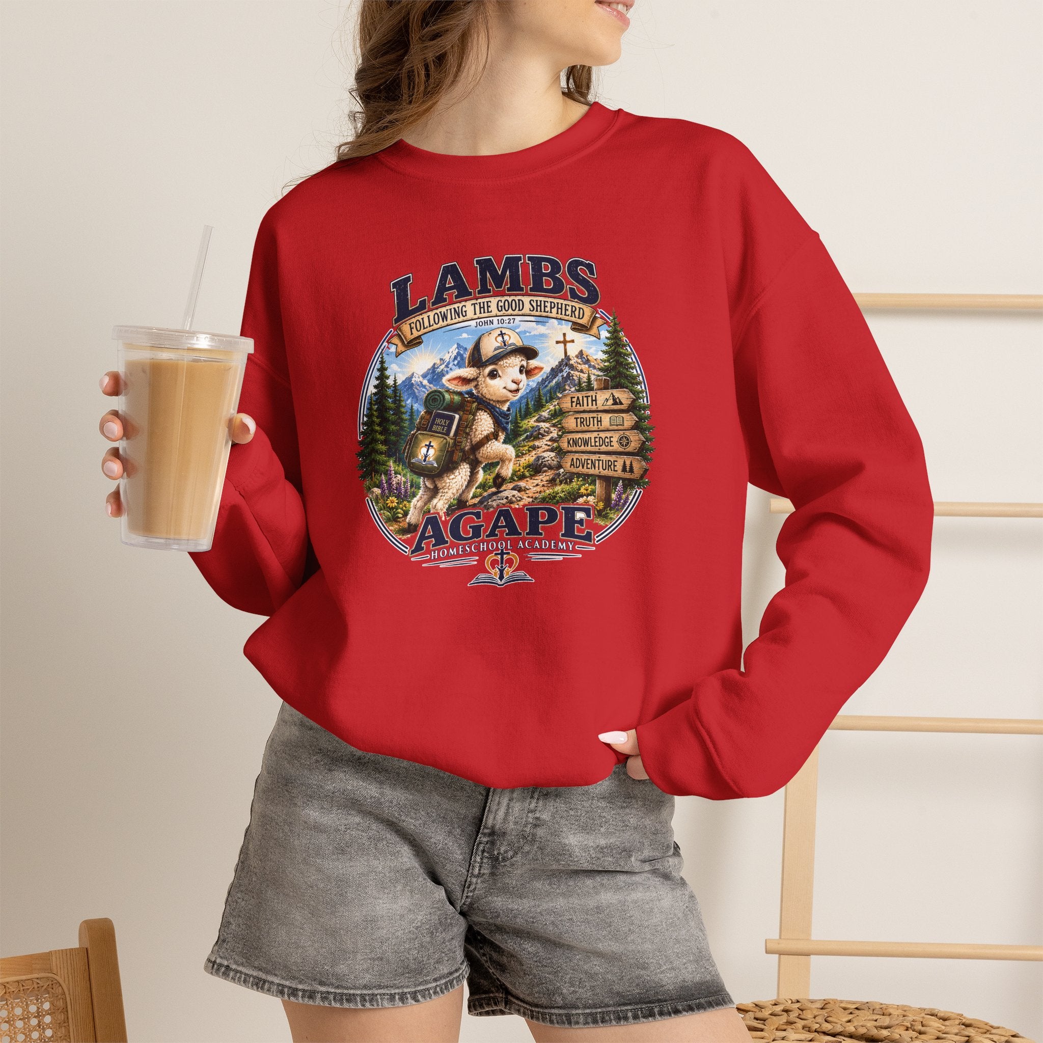 Lambs Agape Homeschool Academy Sweatshirt