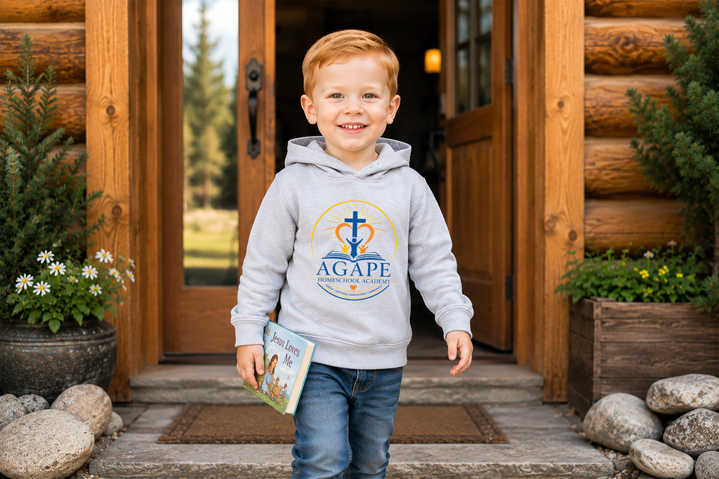 Tots Agape Homeschool Academy Logo Pullover Hoodie
