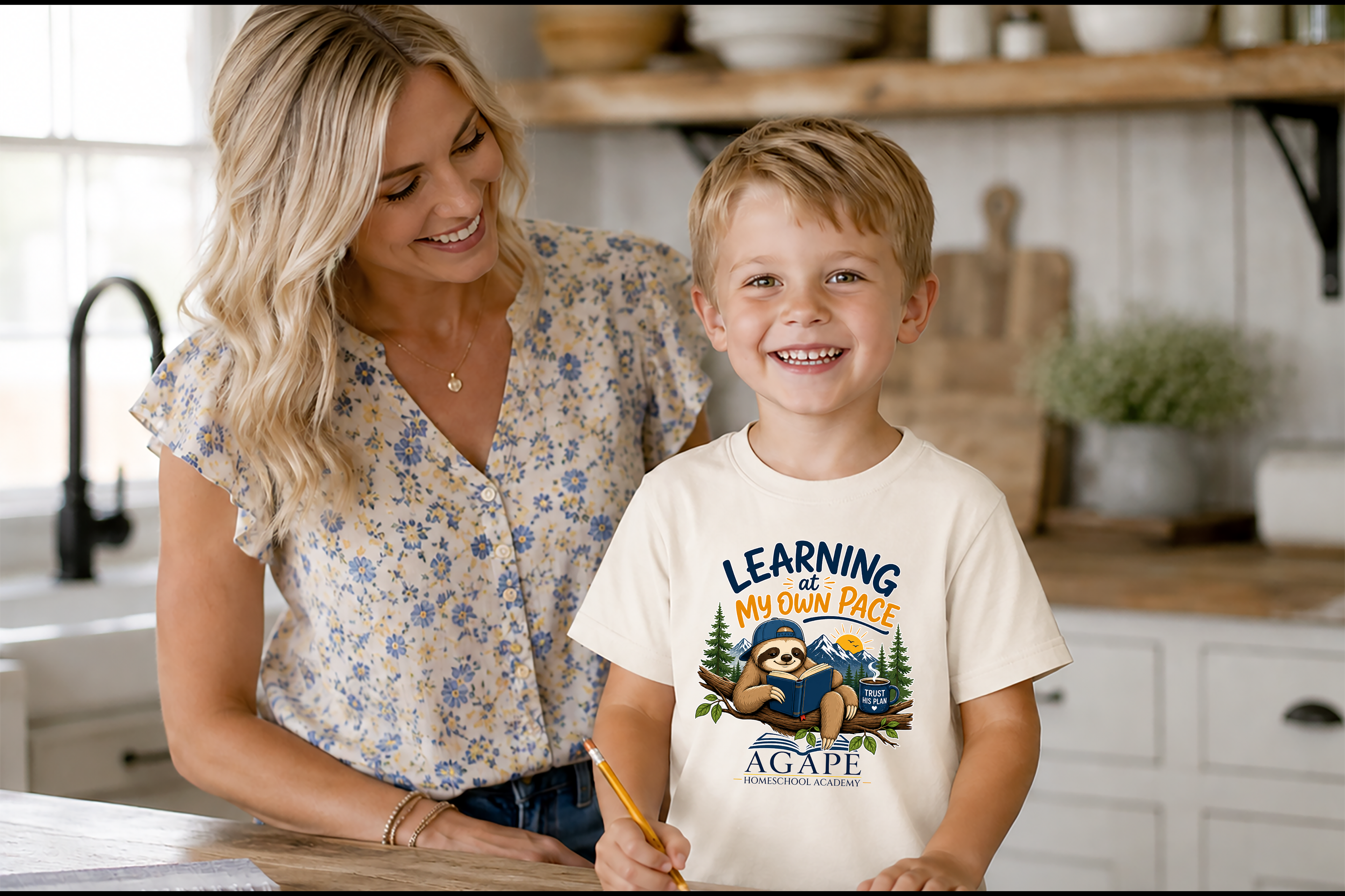 Tots Learning At My Own Pace Sloth Tee