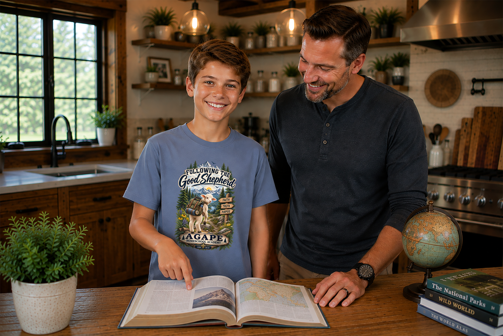 Lambs Agape Homeschool Academy Good Shepherd Tee