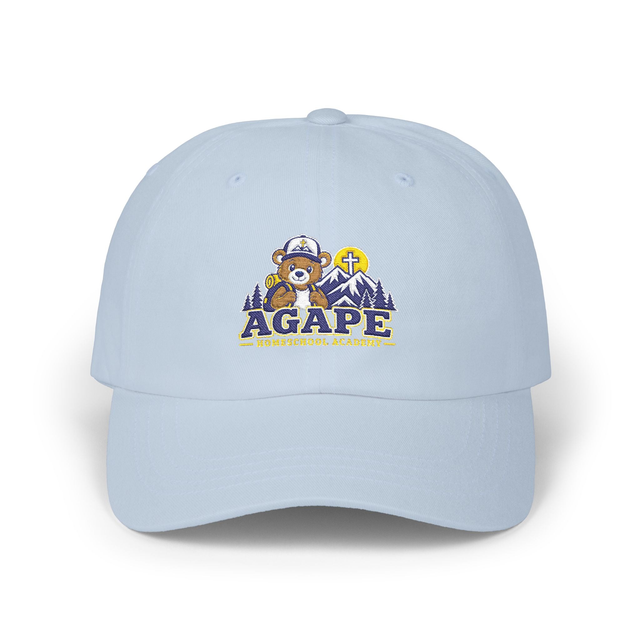 Agape Homeschool Academy Adventure Embroidered Bear Kids Hat