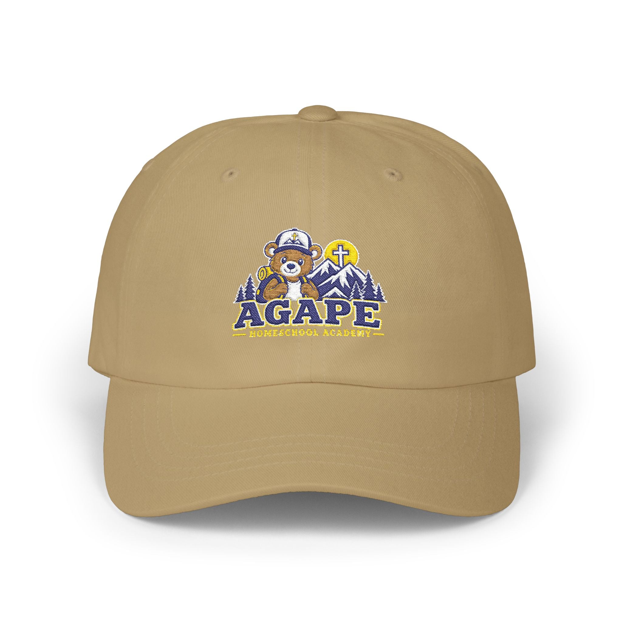 Agape Homeschool Academy Adventure Embroidered Bear Kids Hat