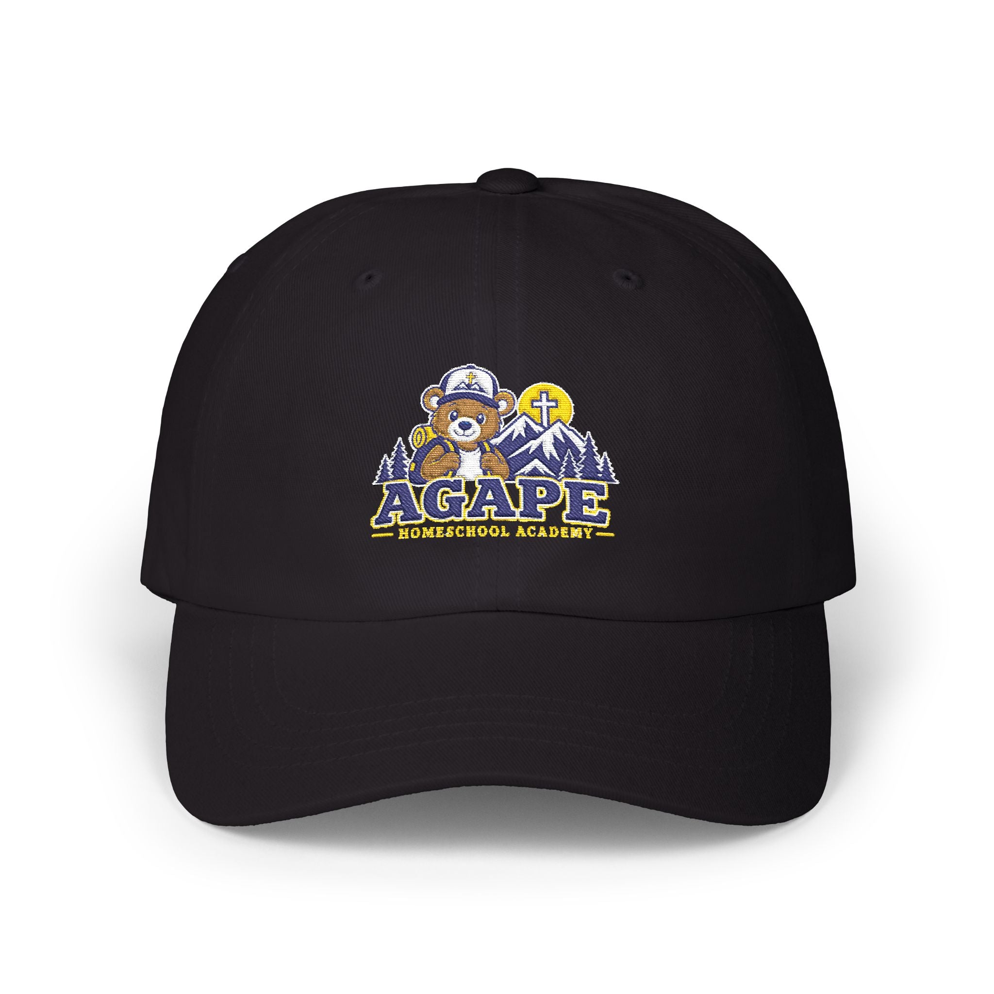 Agape Homeschool Academy Adventure Embroidered Bear Kids Hat