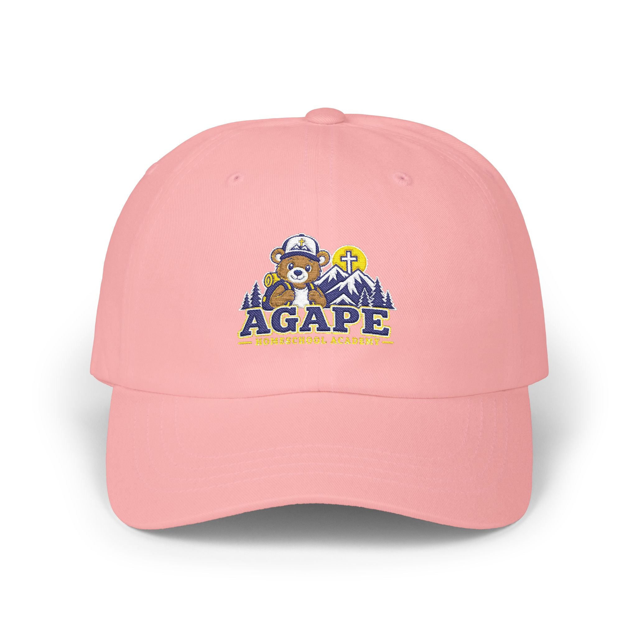 Agape Homeschool Academy Adventure Embroidered Bear Kids Hat