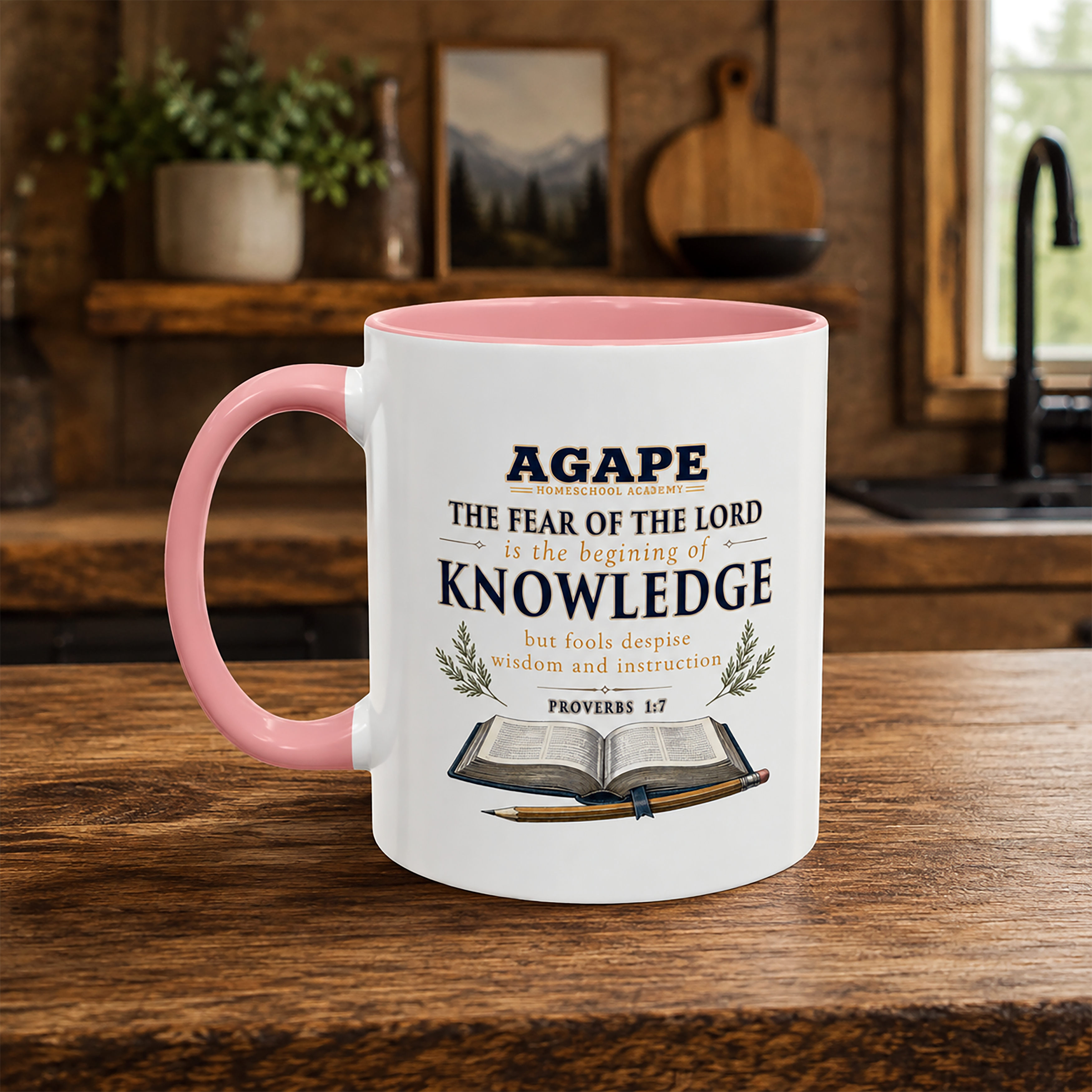 Agape Homeschool Academy Knowledge Mug - 11oz & 15oz