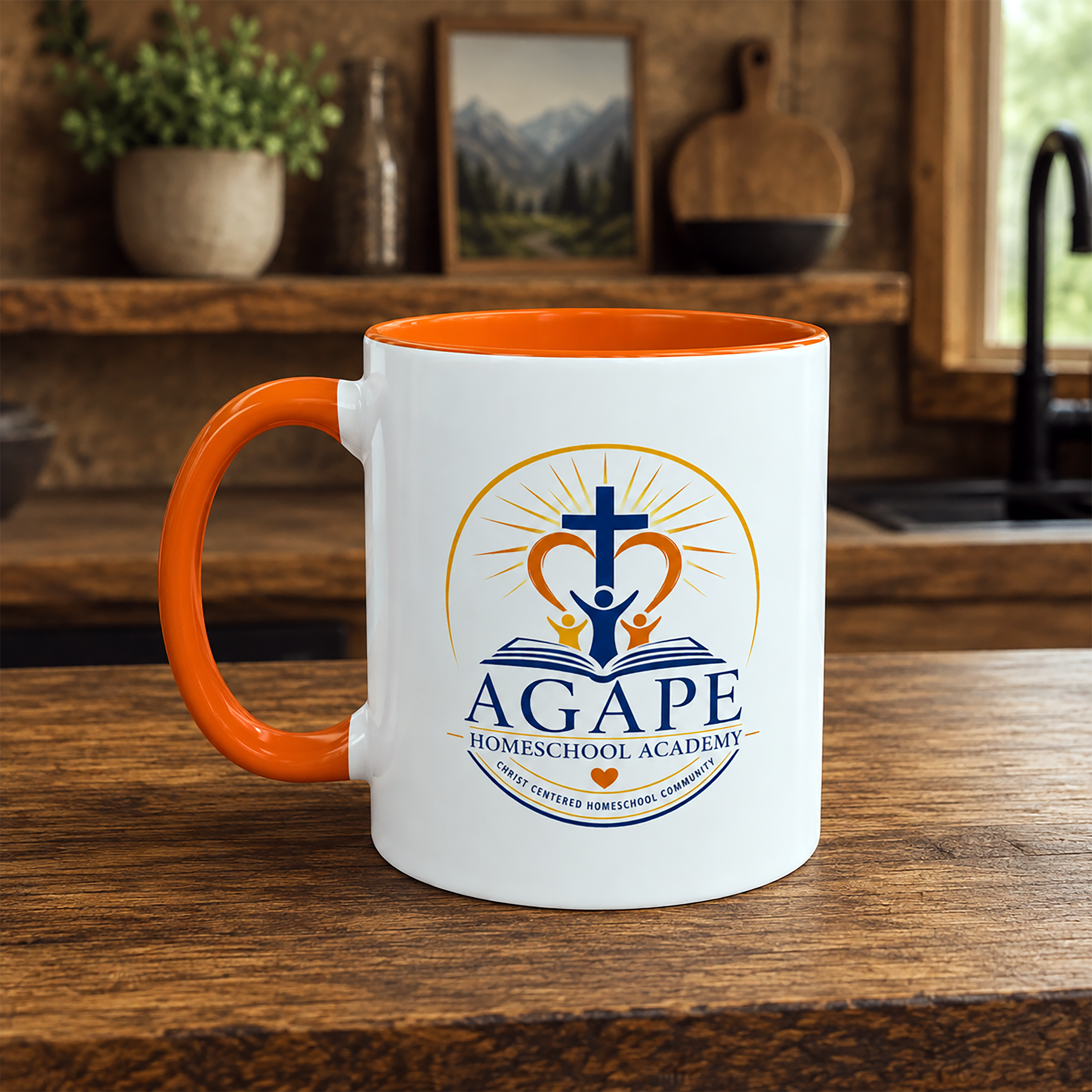 Agape Homeschool Academy Logo Mug - 11oz & 15oz