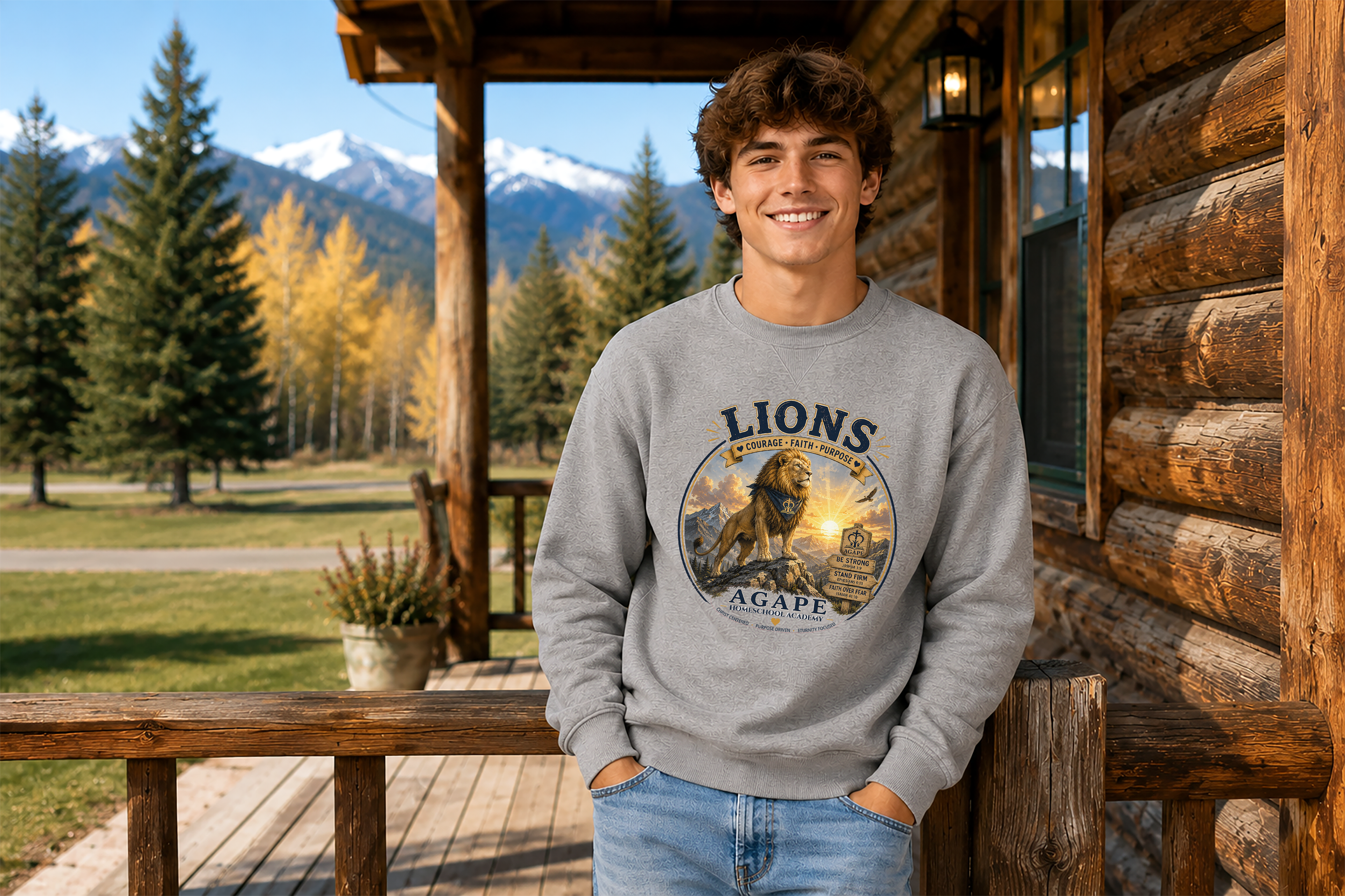 Lions Agape Homeschool Academy Sweatshirt