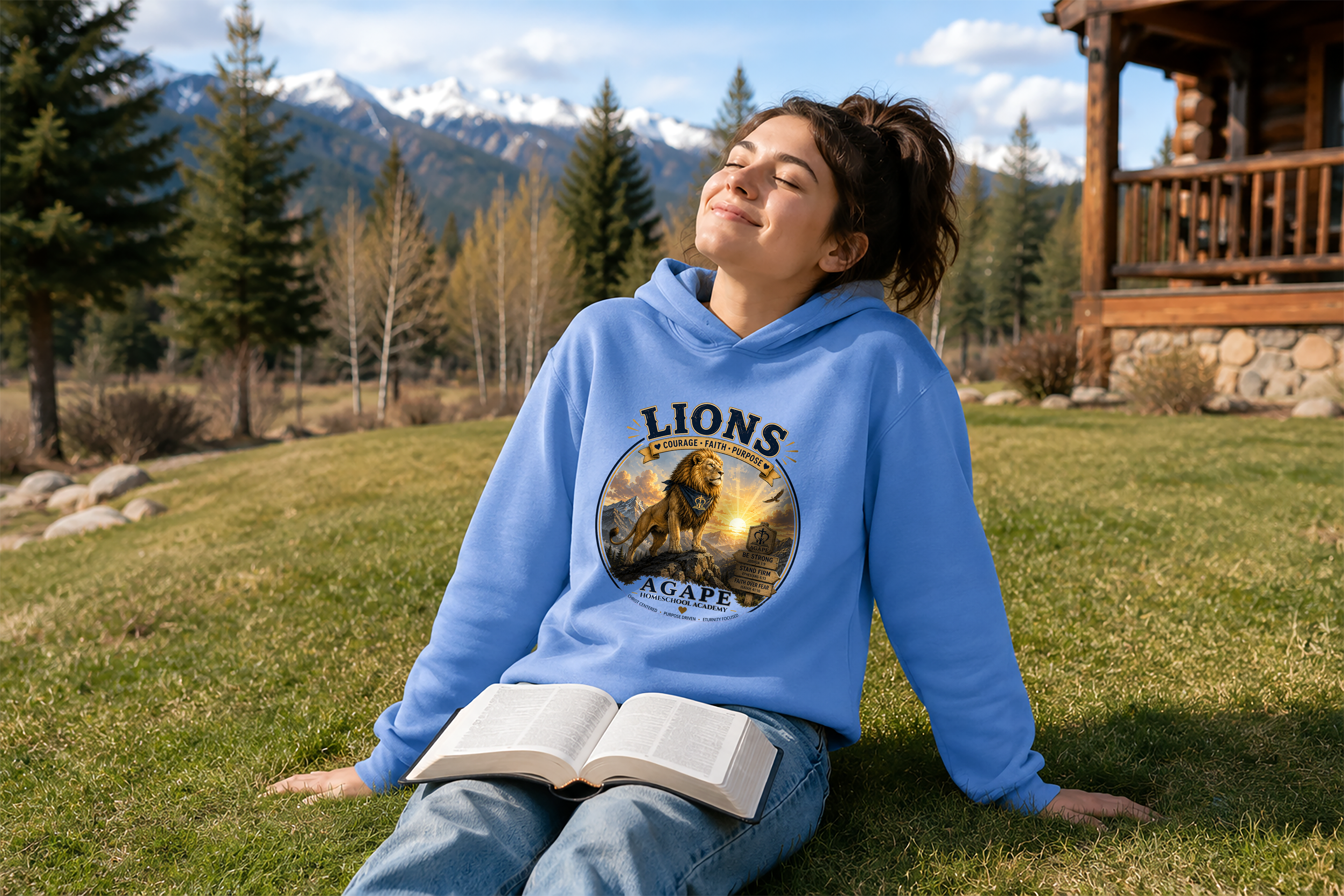 Lions Agape Homeschool Academy Pullover Hoodie