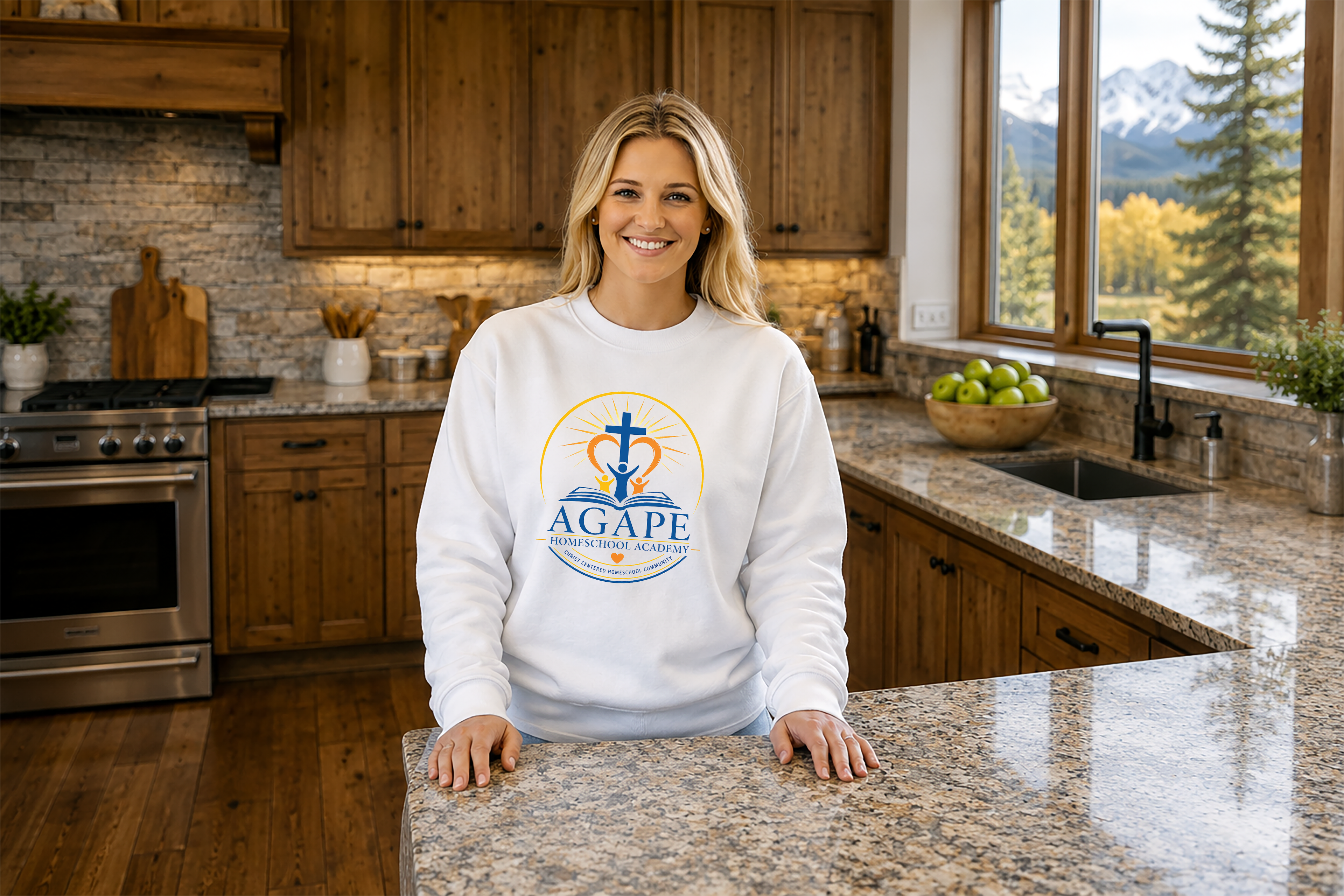 Agape Homeschool Academy Logo Sweatshirt