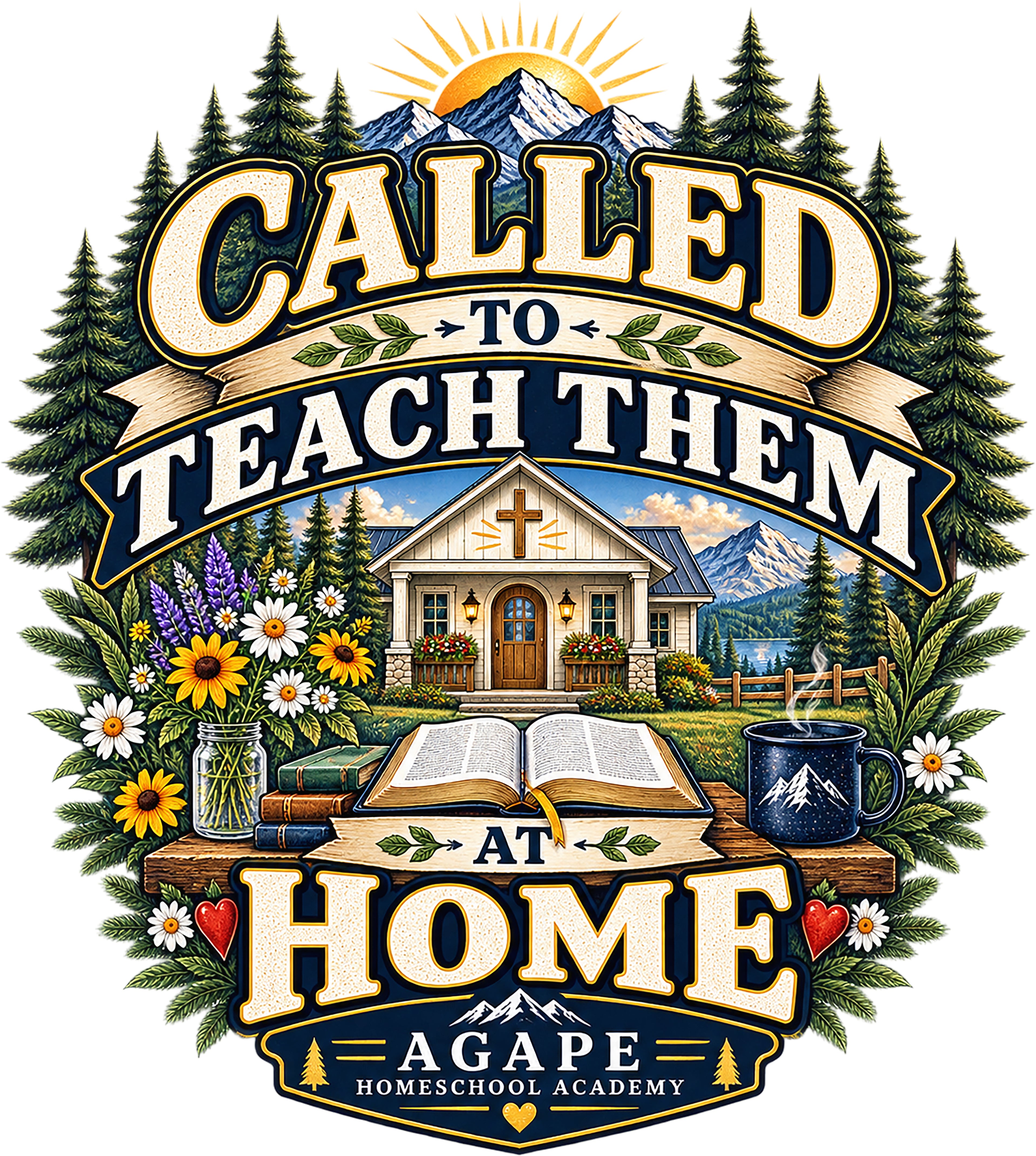 Agape Homeschool Called To Teach Sweatshirt