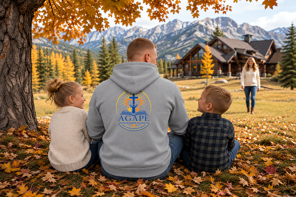 Agape Homeschool Academy Logo Pullover Hoodie