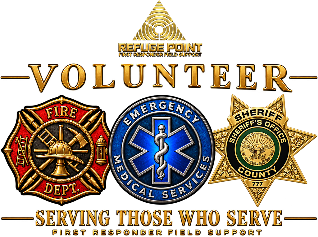 Refuge Point - Volunteer Coffee Mug, First Responder Field Support Volunteer Coffee Cup, 11oz or 15oz