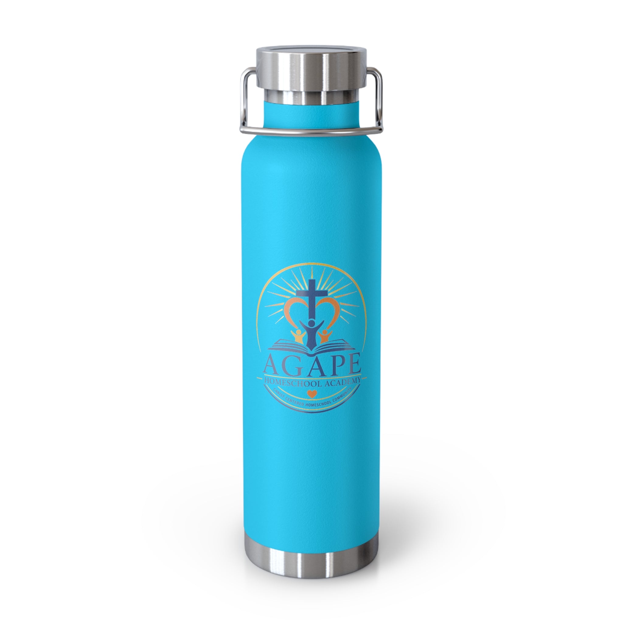 Agape Homeschool Academy Logo 22oz Insulated Water Bottle