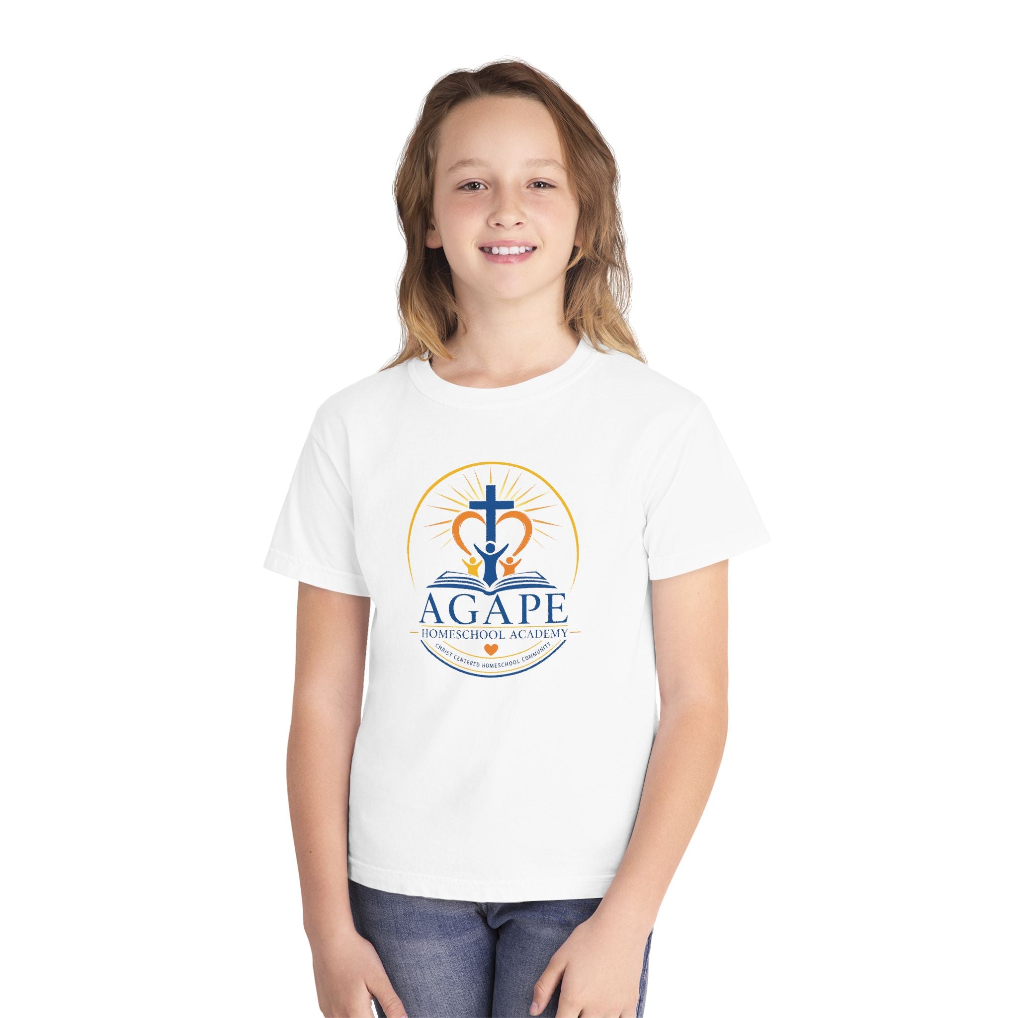 Doves Agape Homeschool Academy Logo Tee