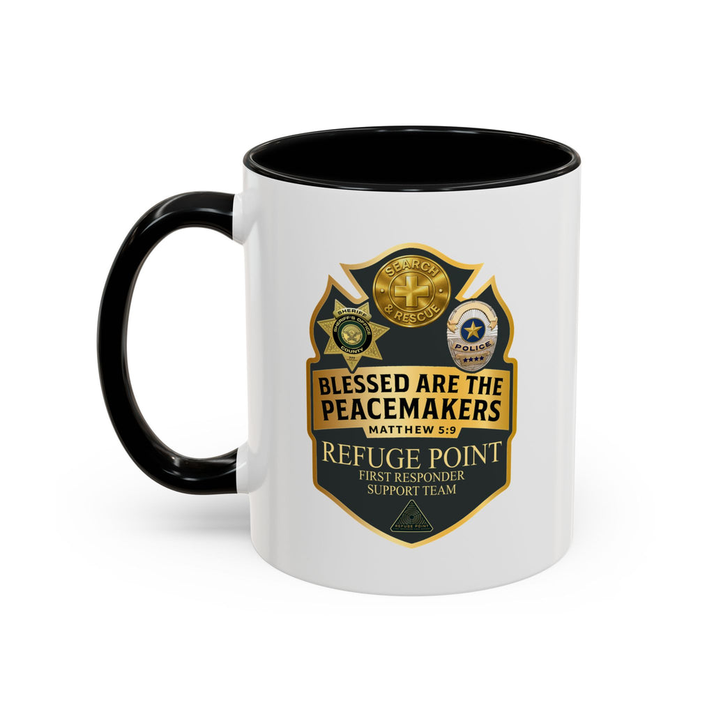 Refuge Point - Coffee Mug, First Responder Field Support Volunteer Coffee Cup, 11oz or 15oz, Available in 11 Colors