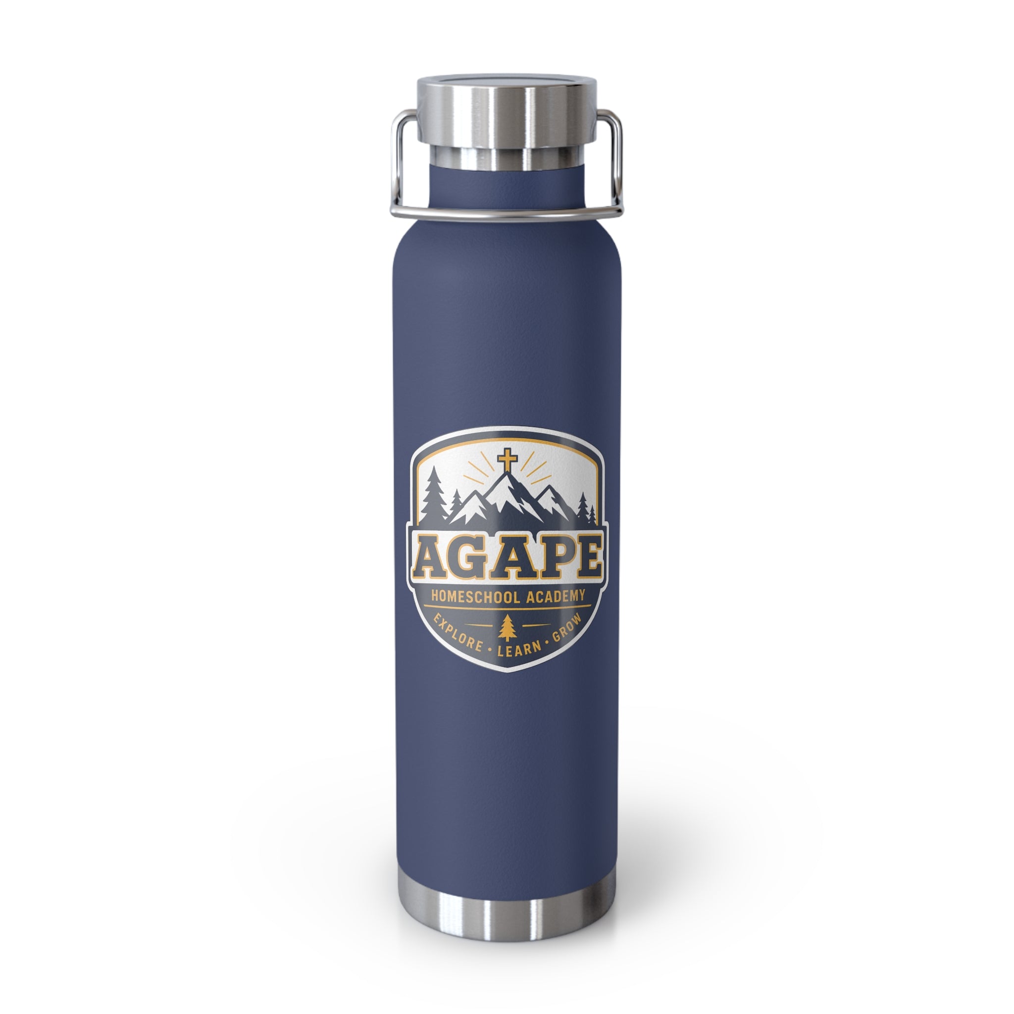 Agape Homeschool Academy 22oz Insulated Water Bottle