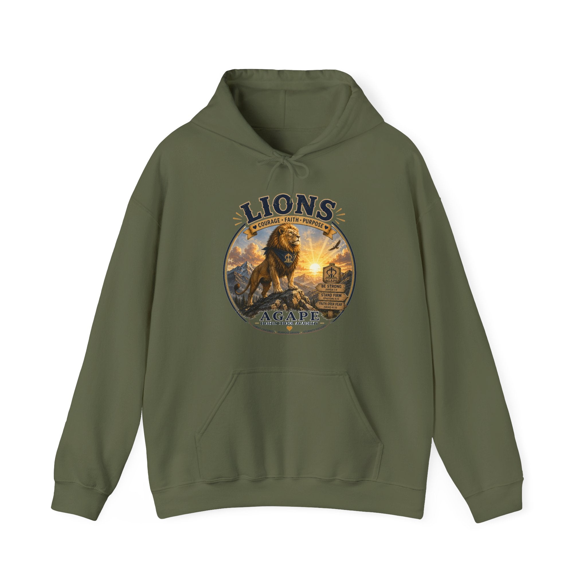 Lions Agape Homeschool Academy Pullover Hoodie