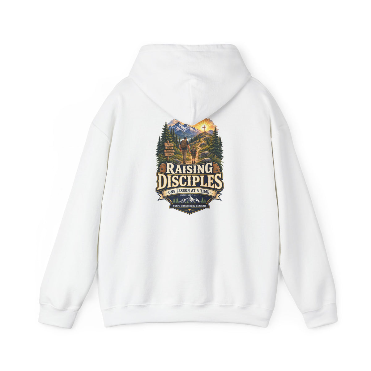 Men's Agape Homeschool Raising Disciples Pullover Hoodie