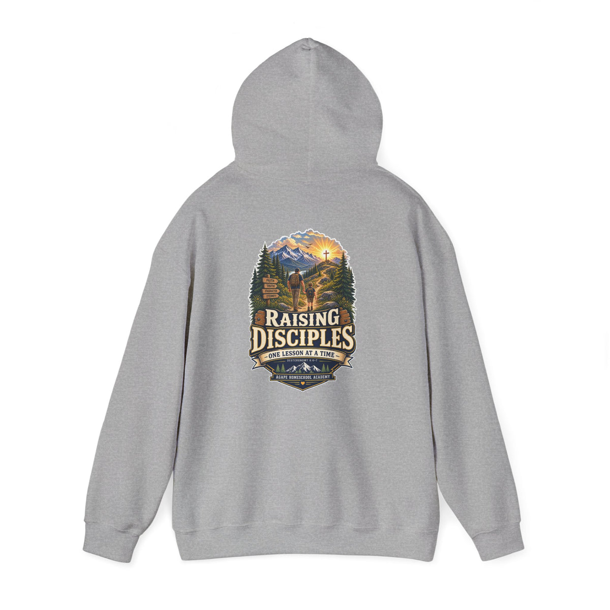 Men's Agape Homeschool Raising Disciples Pullover Hoodie