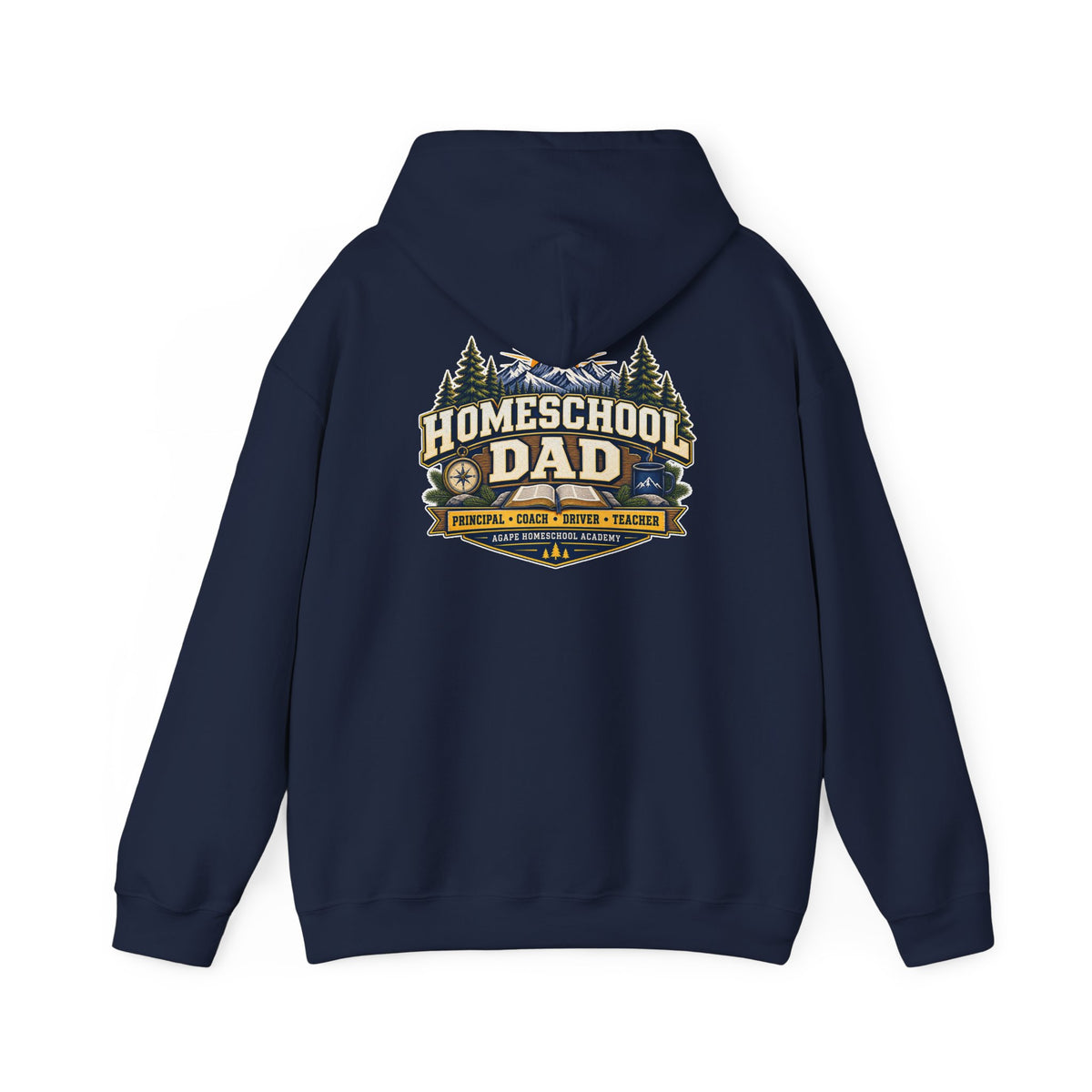 Agape Homeschool Academy Dad Pullover Hoodie