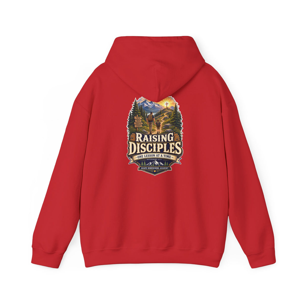 Men's Agape Homeschool Raising Disciples Pullover Hoodie