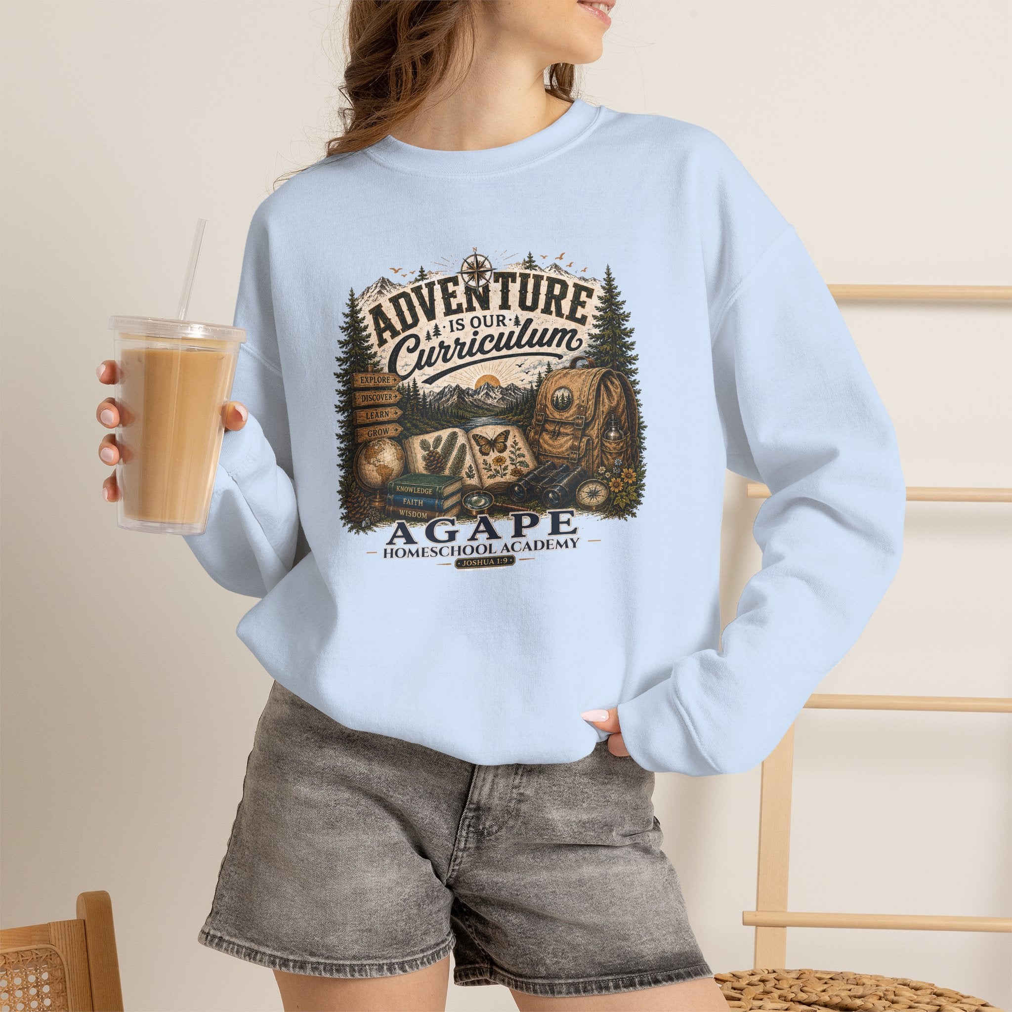 Lions Agape Homeschool Academy Adventure Sweatshirt