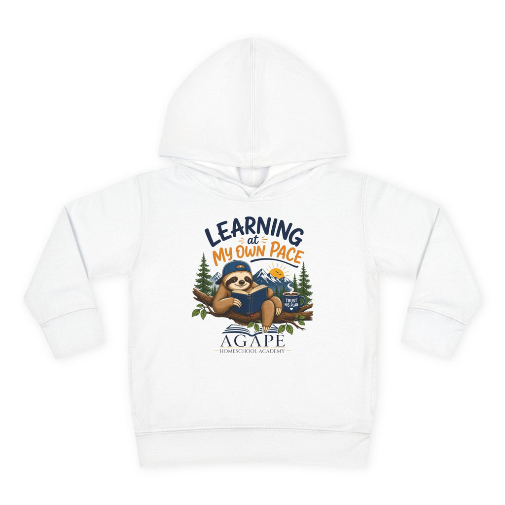 Tots Learning At My Own Pace Sloth Pullover Hoodie