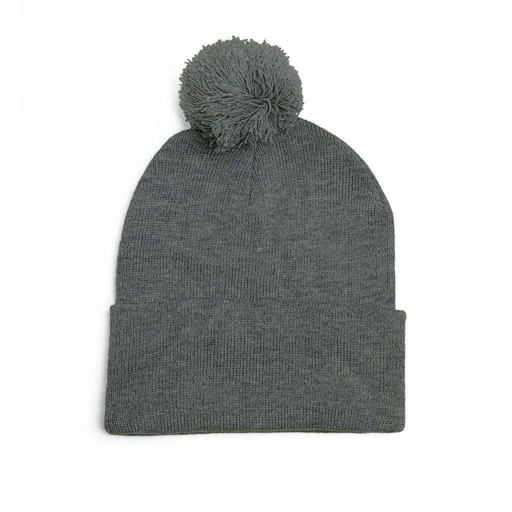 Agape Homeschool Academy Embroidered Pom Pom Beanie (Dark Colors)
