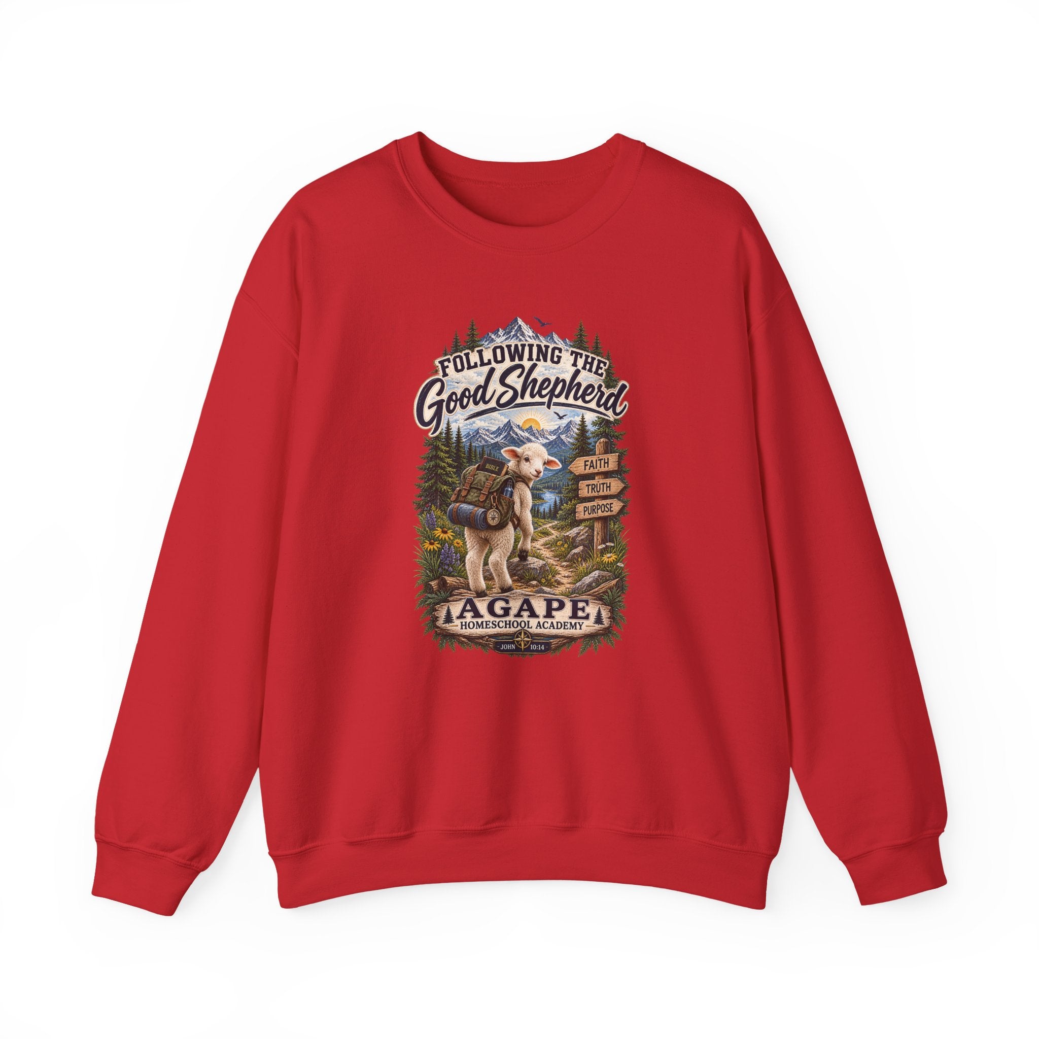 Lambs Agape Homeschool Academy Good Shepherd Sweatshirt