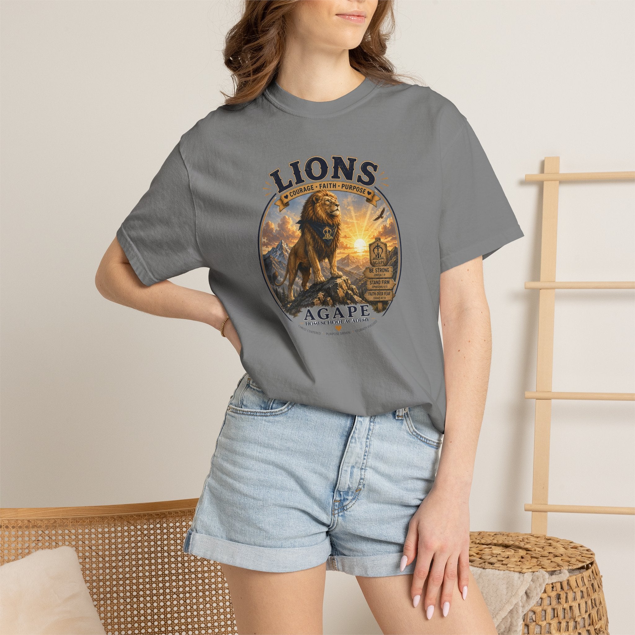 Lions Agape Homeschool Academy Tee