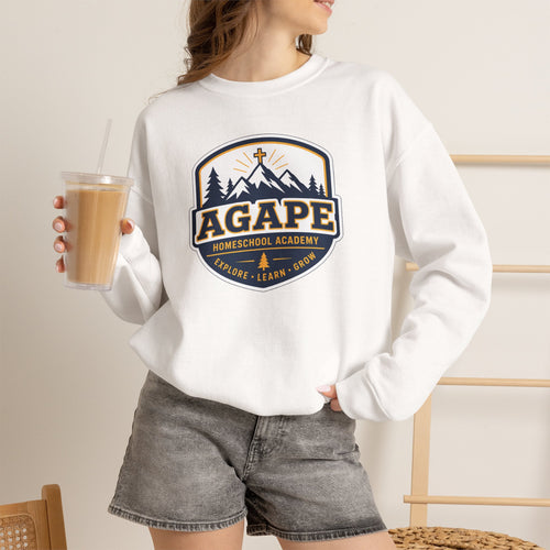 Agape Homeschool Academy Badge Sweatshirt