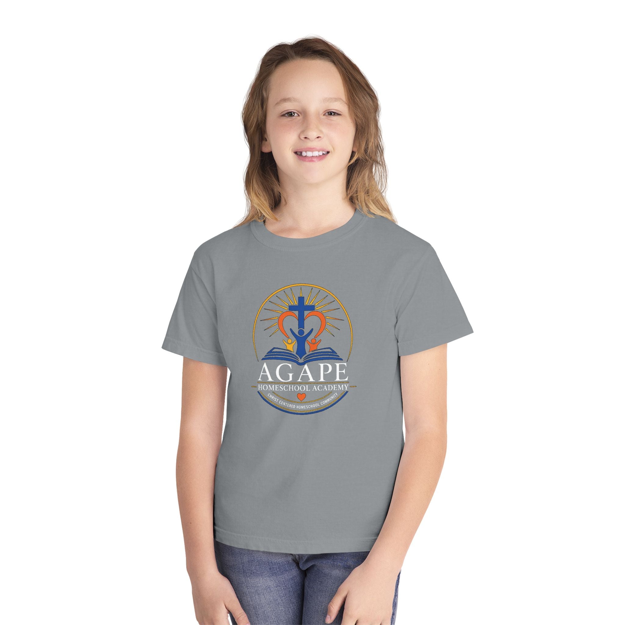 Doves Agape Homeschool Academy Logo Tee