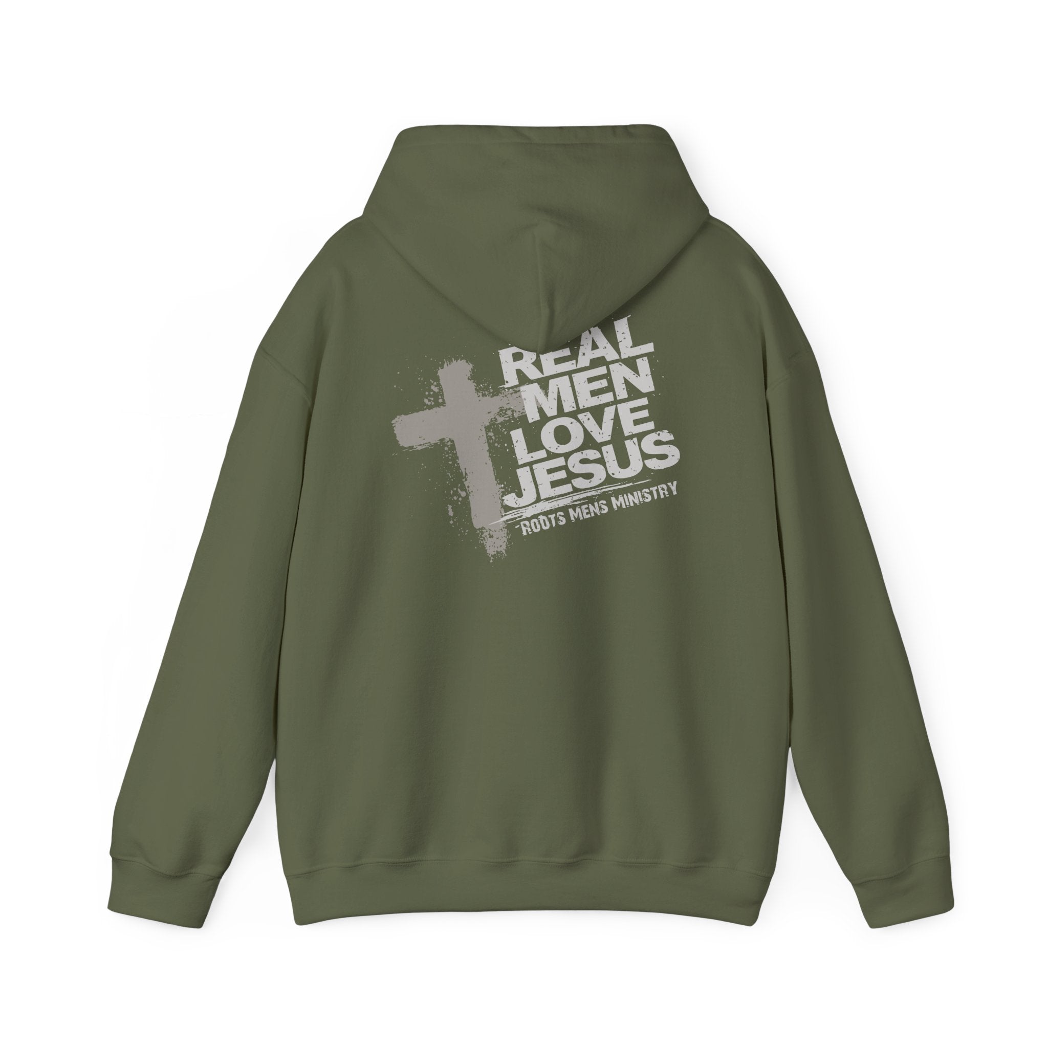 Roots Men’s Ministry's "Real Men Love Jesus" Hoodie