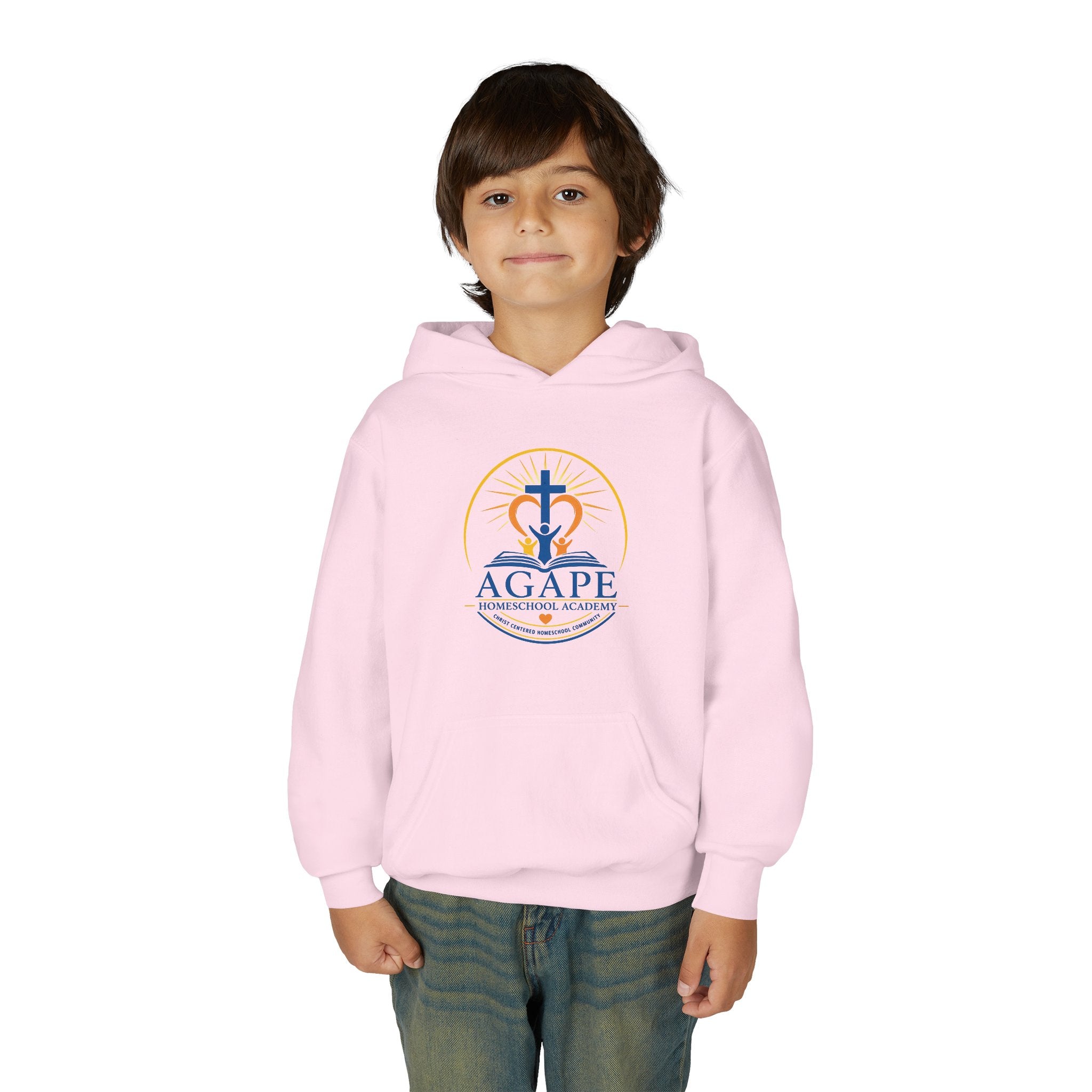 Lambs Agape Homeschool Academy Logo Hoodie