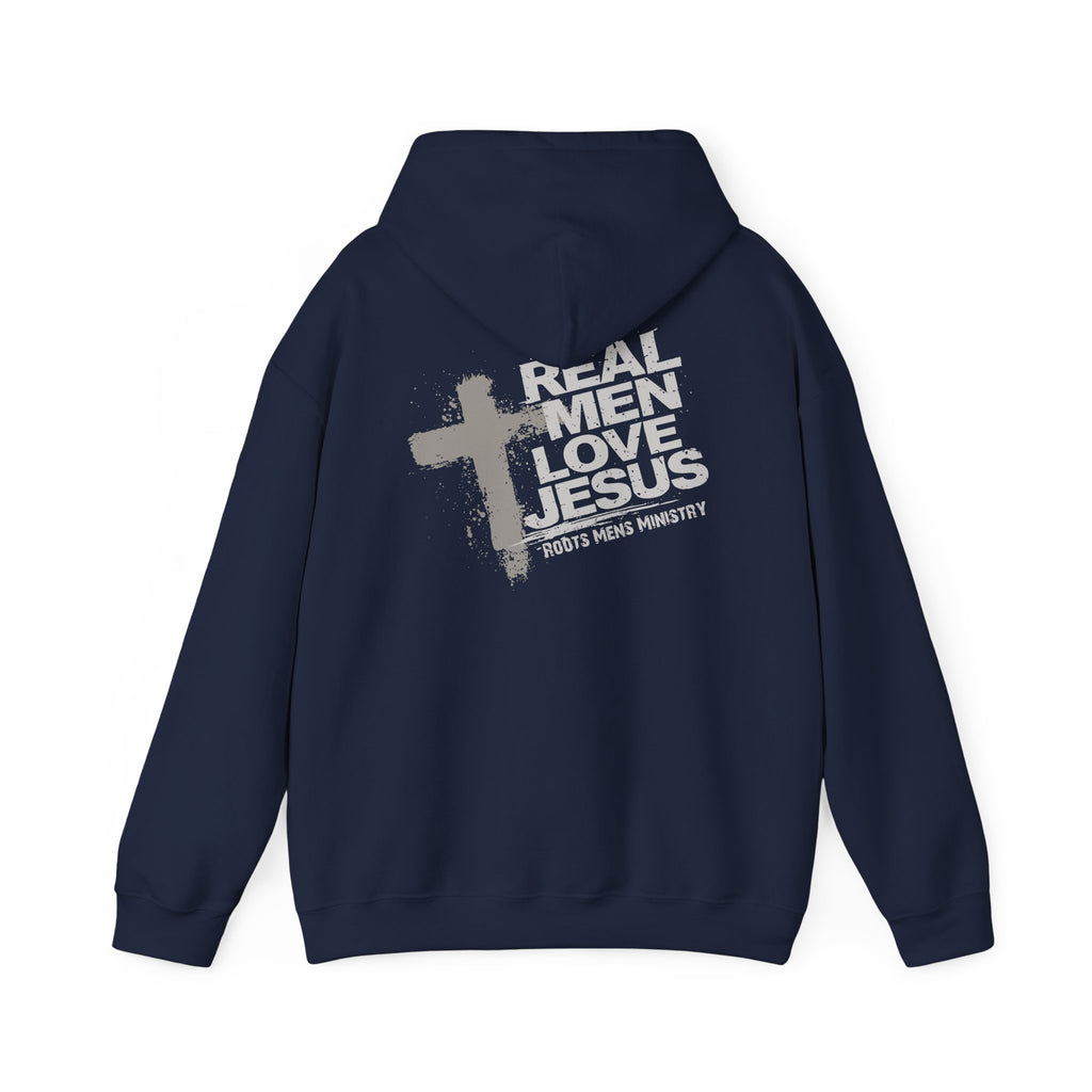 Roots Men’s Ministry's "Real Men Love Jesus" Hoodie