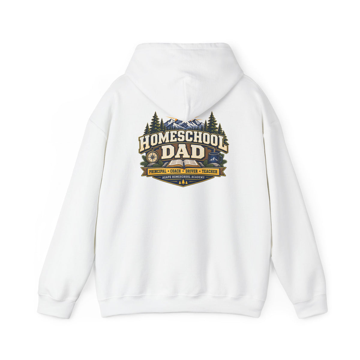 Agape Homeschool Academy Dad Pullover Hoodie