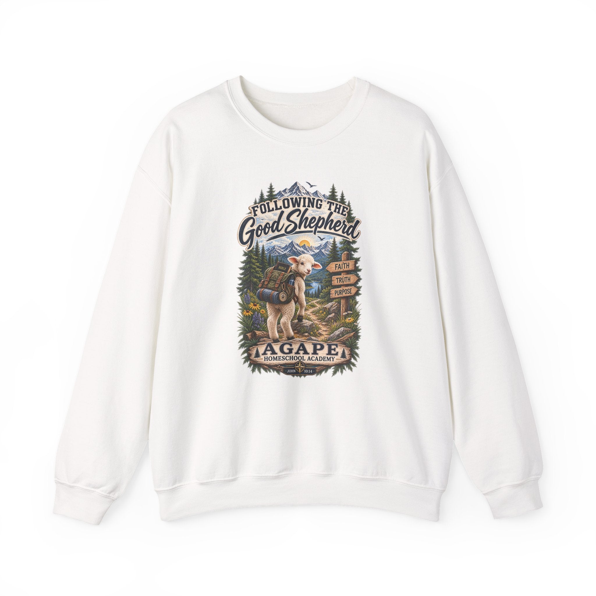 Lambs Agape Homeschool Academy Good Shepherd Sweatshirt