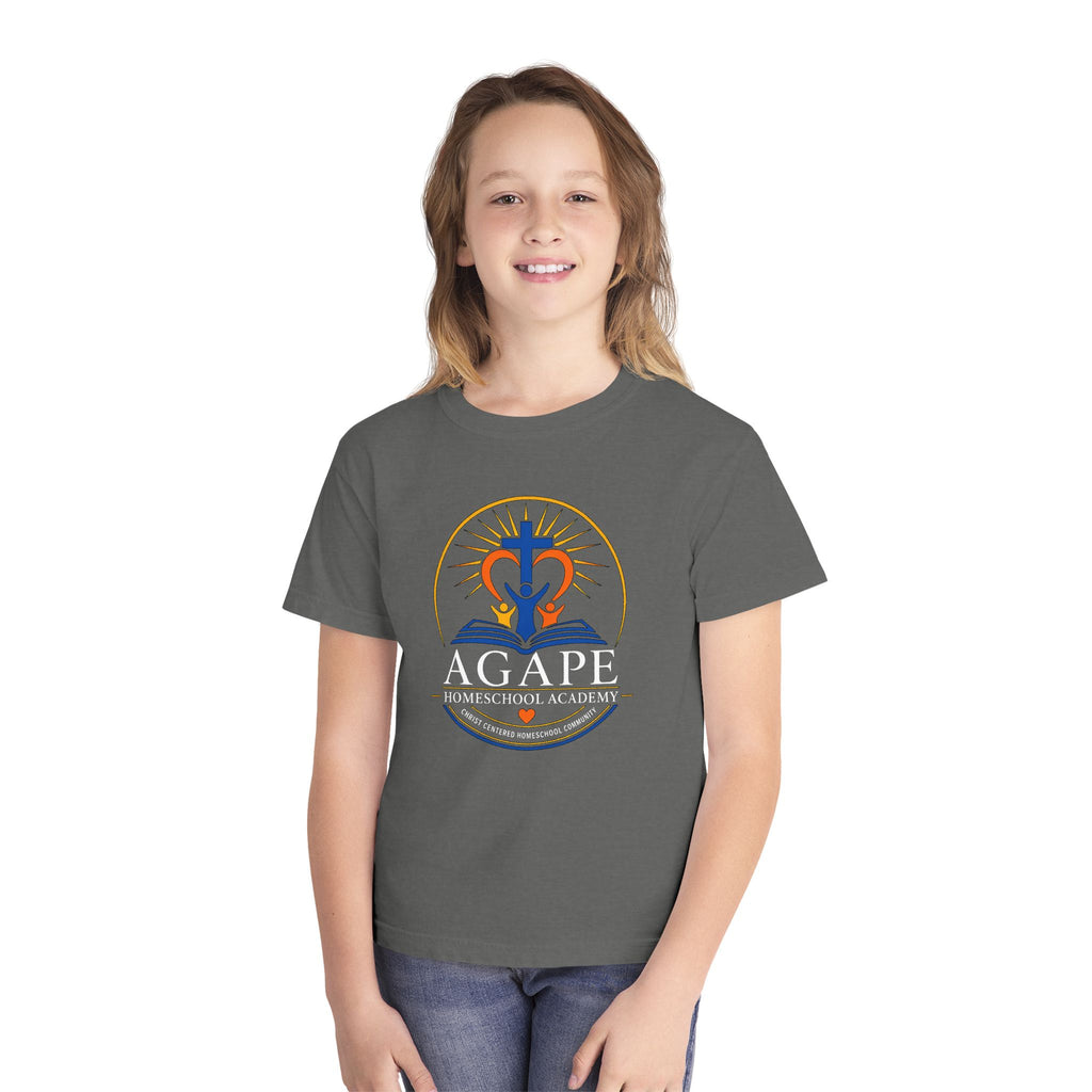 Agape Homeschool Academy  - Lambs Logo Short Sleeve T-Shirt