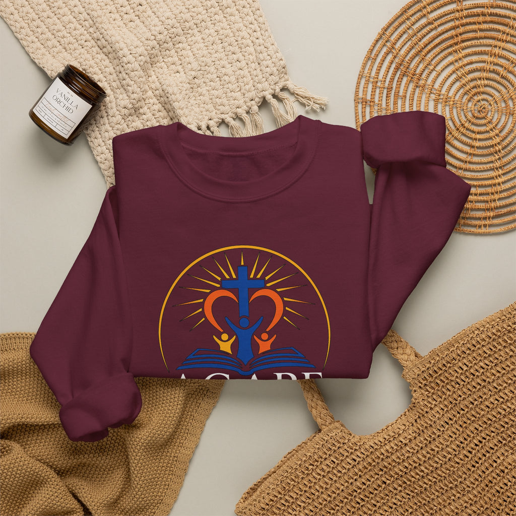Lions Agape Homeschool Academy Logo Sweatshirt