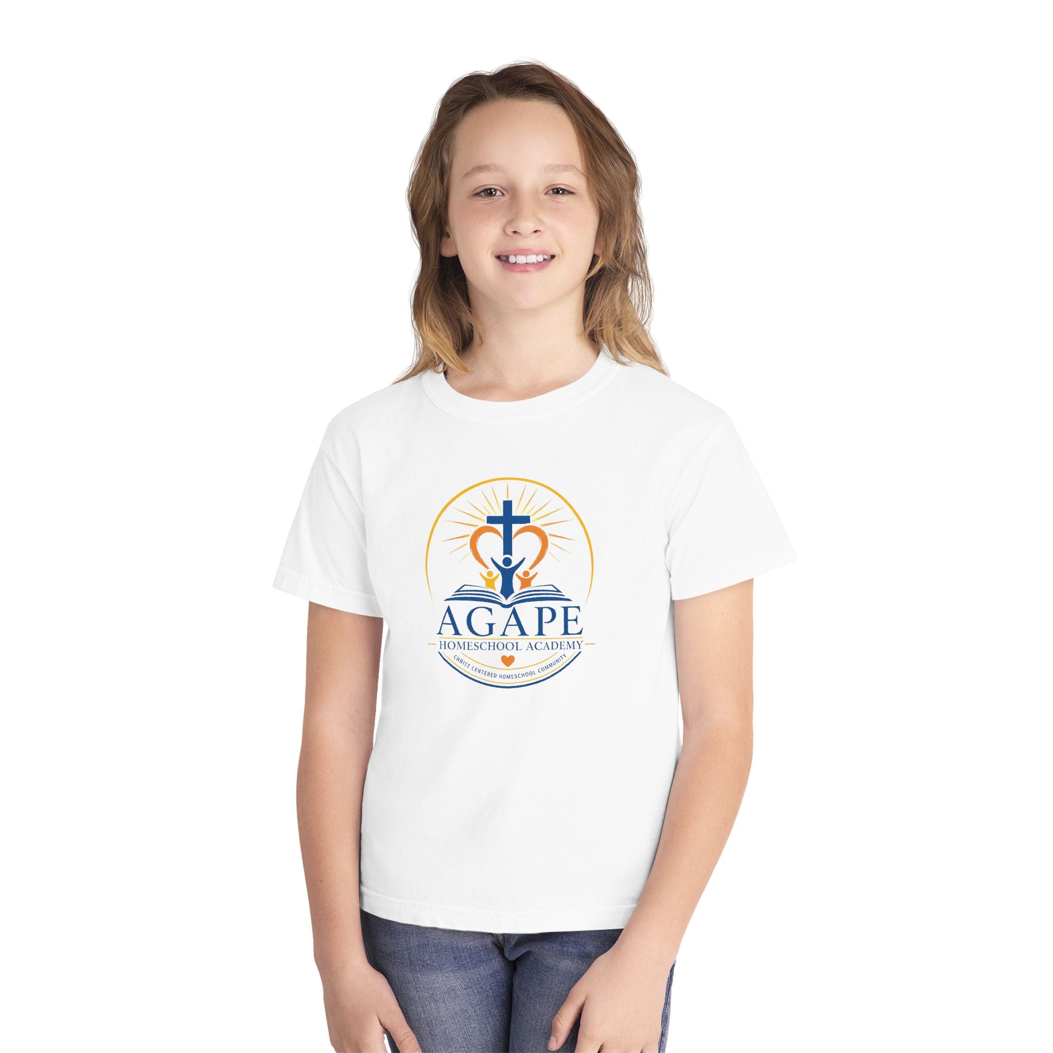 Lambs Agape Homeschool Academy Logo Tee